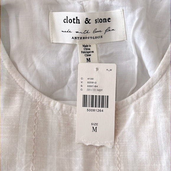 NWT Cloth & Stone Cotton Dress Size Medium - Picture 4 of 7